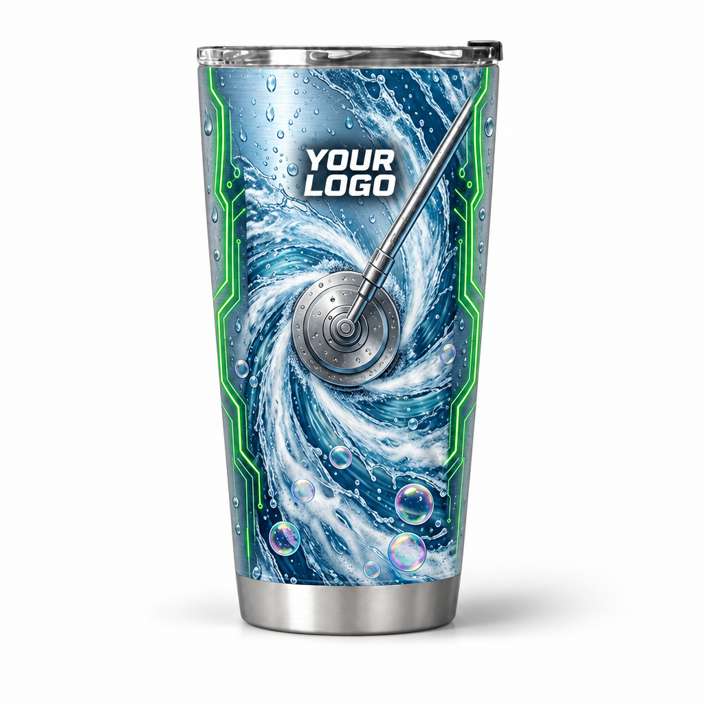 PW0025 personalized tumbler 20oz front product mockup