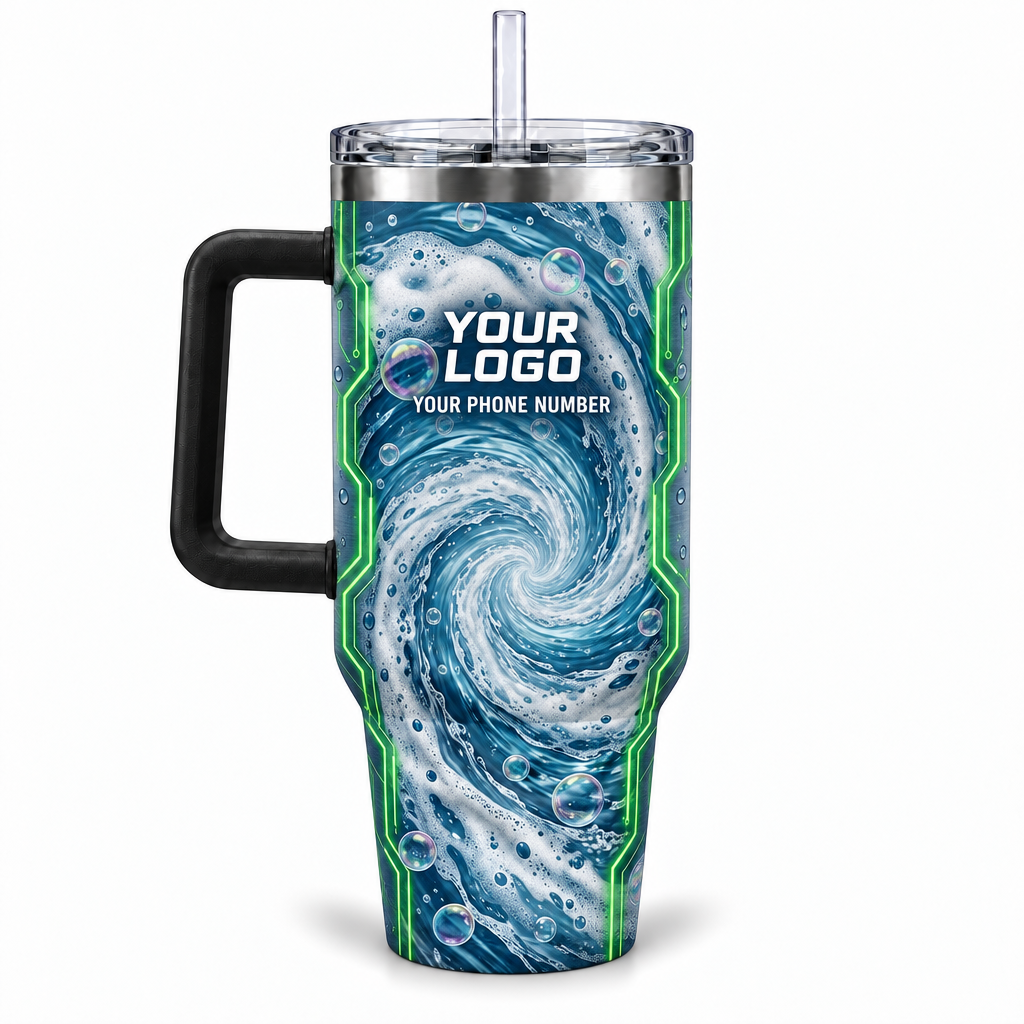 PW0025 personalized tumbler 40oz back product mockup