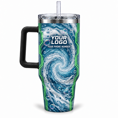 PW0025 personalized tumbler 40oz back product mockup