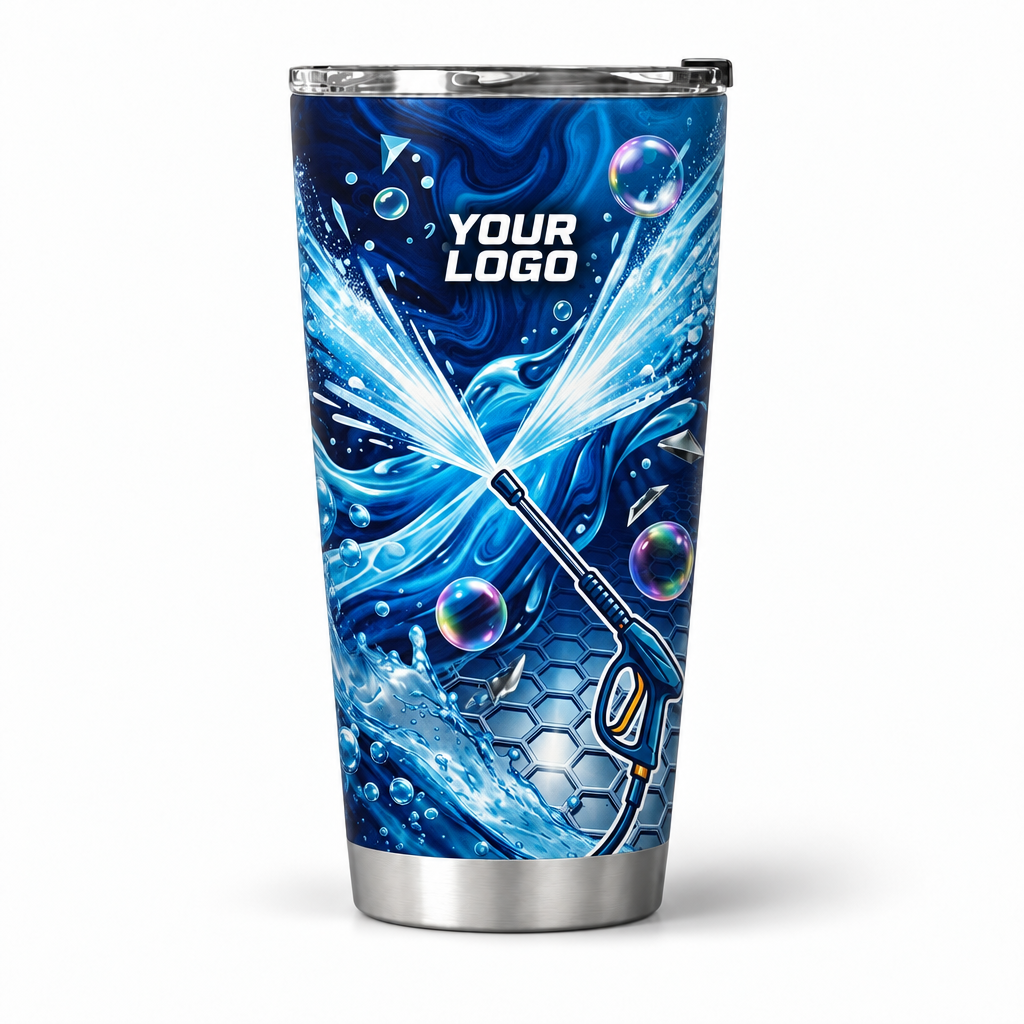 PW0027 personalized tumbler 20oz front product mockup