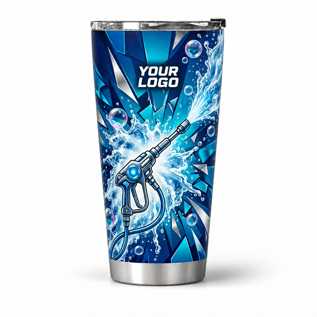 PW0029 personalized tumbler 20oz front product mockup