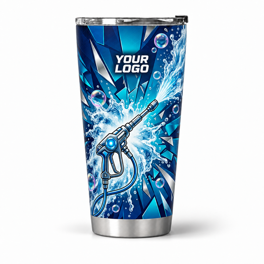 PW0029 personalized tumbler 20oz front product mockup