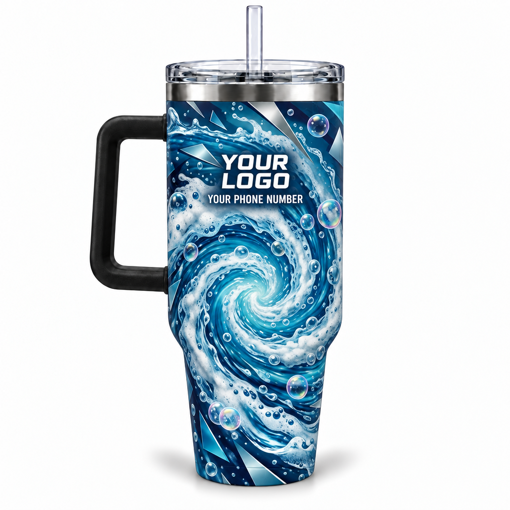 PW0029 personalized tumbler 40oz back product mockup