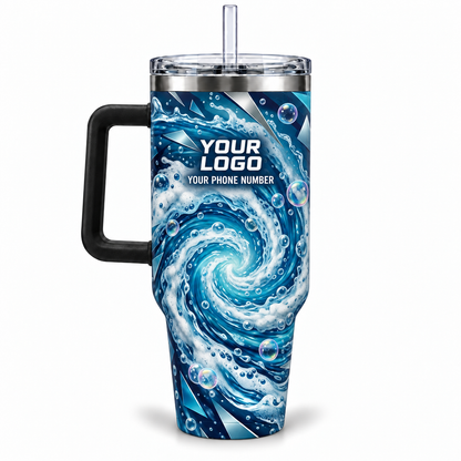 PW0029 personalized tumbler 40oz back product mockup