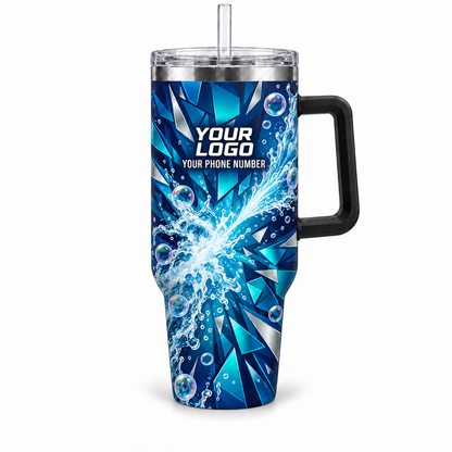 PW0029 personalized tumbler 40oz front product mockup