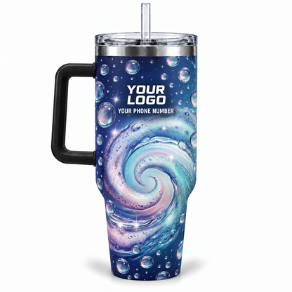 PW0030 personalized tumbler 40oz back product mockup