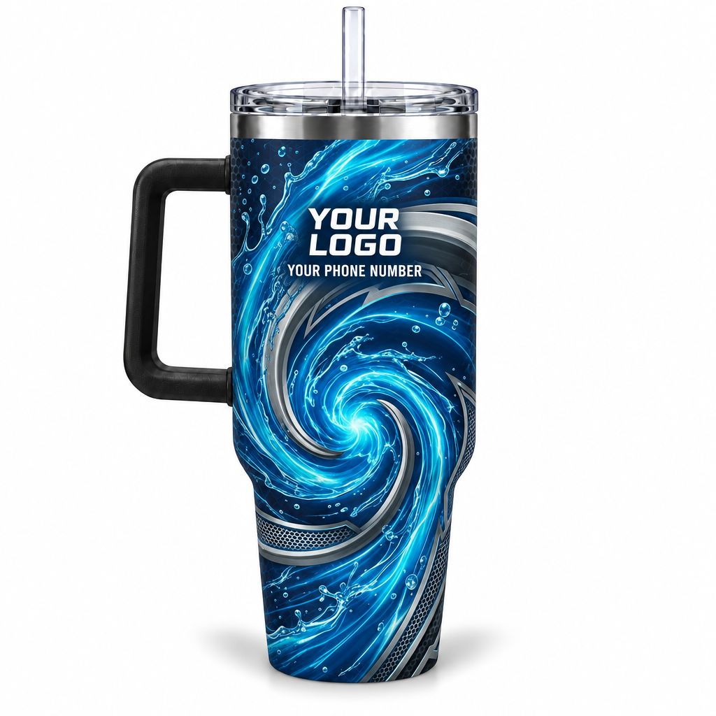 PW0032 personalized tumbler 40oz back product mockup