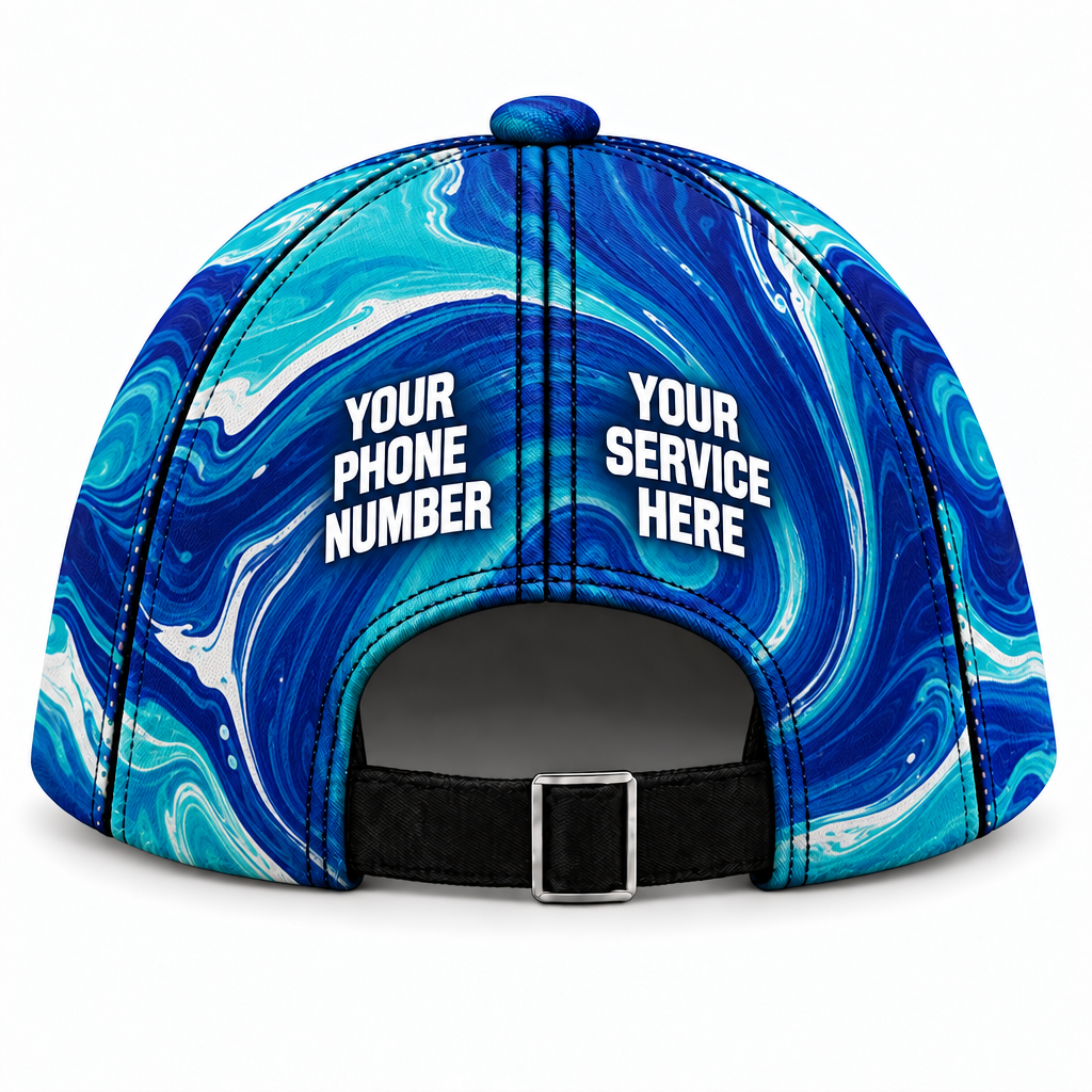 PW0033 personalized cap back product mockup