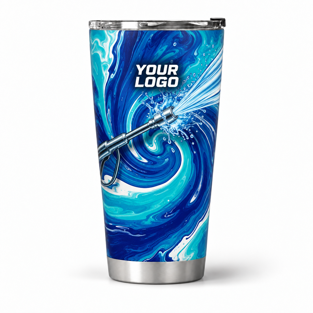 PW0033 personalized tumbler 20oz front product mockup