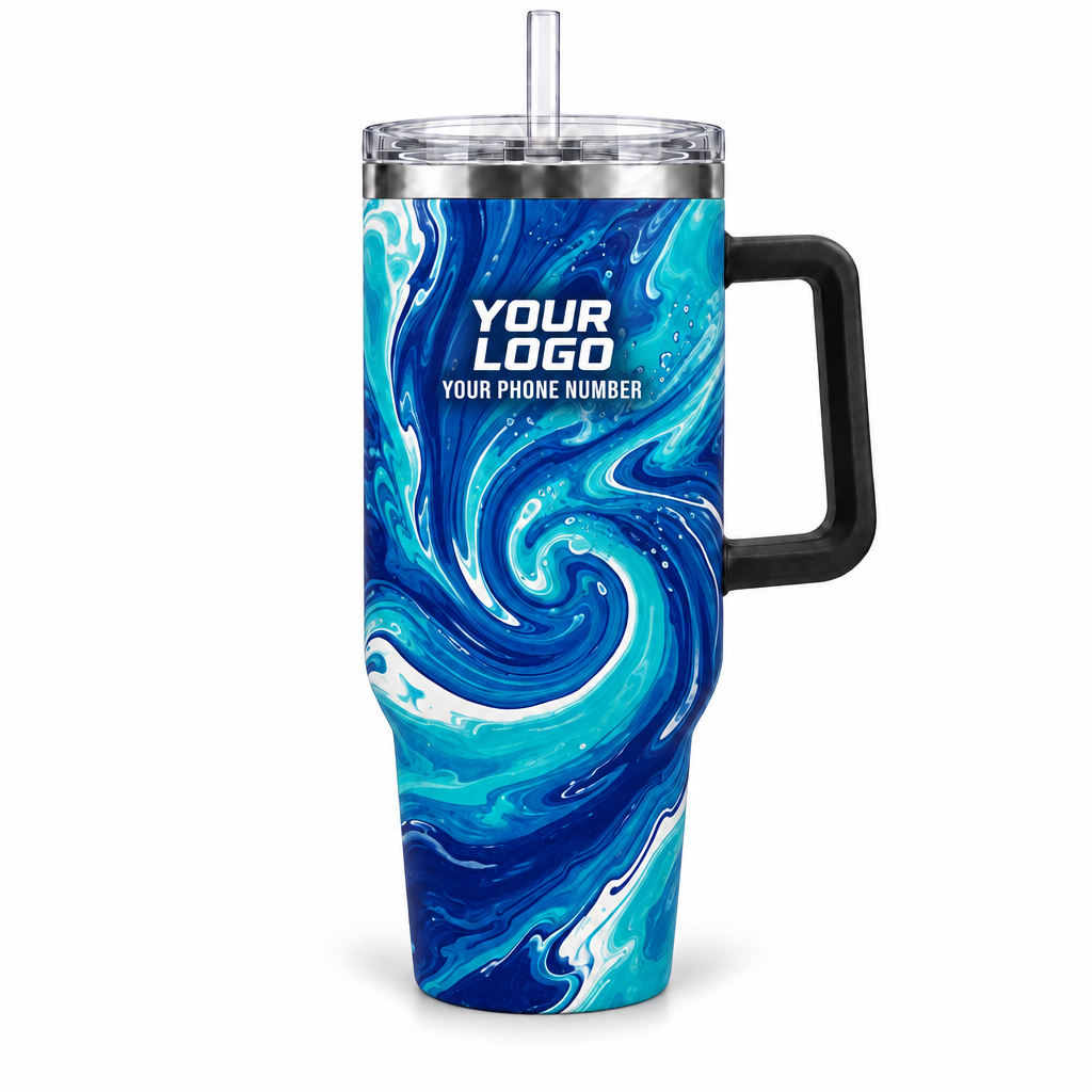 PW0033 personalized tumbler 40oz front product mockup