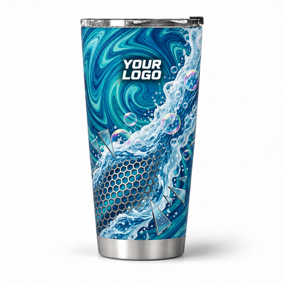 PW0034 personalized tumbler 20oz front product mockup