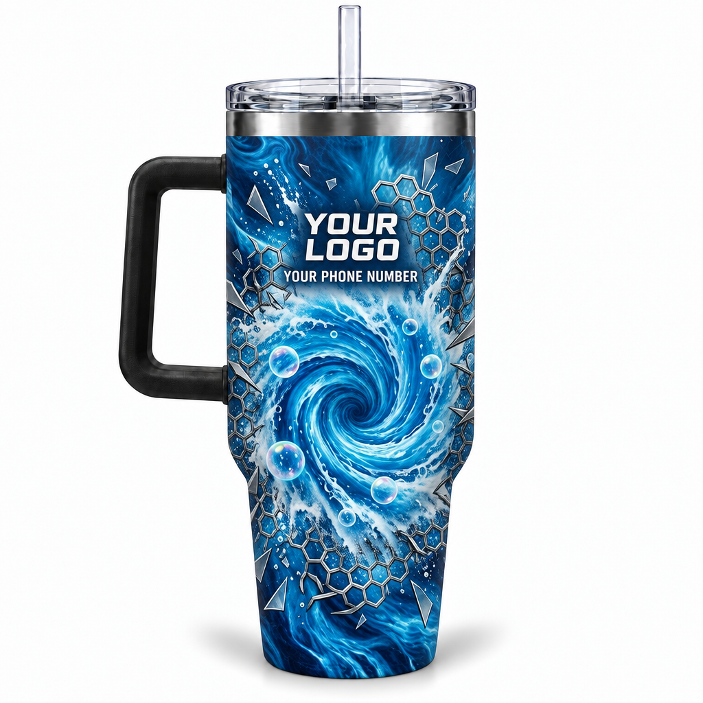 PW0034 personalized tumbler 40oz back product mockup