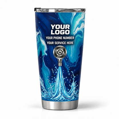 PW0036 personalized tumbler 20oz back product mockup