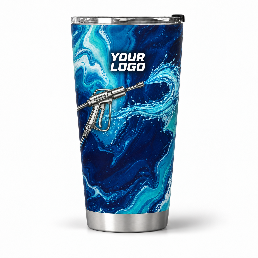 PW0036 personalized tumbler 20oz front product mockup
