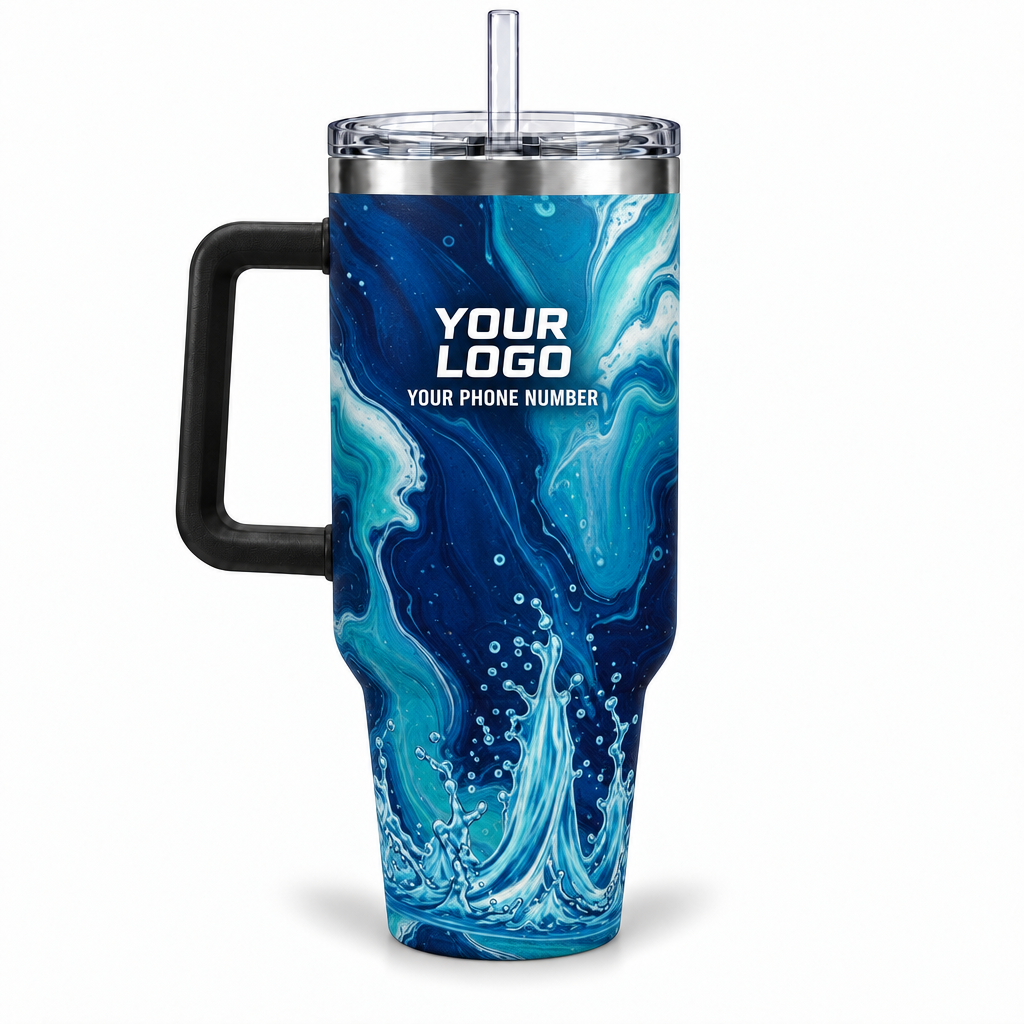 PW0036 personalized tumbler 40oz back product mockup