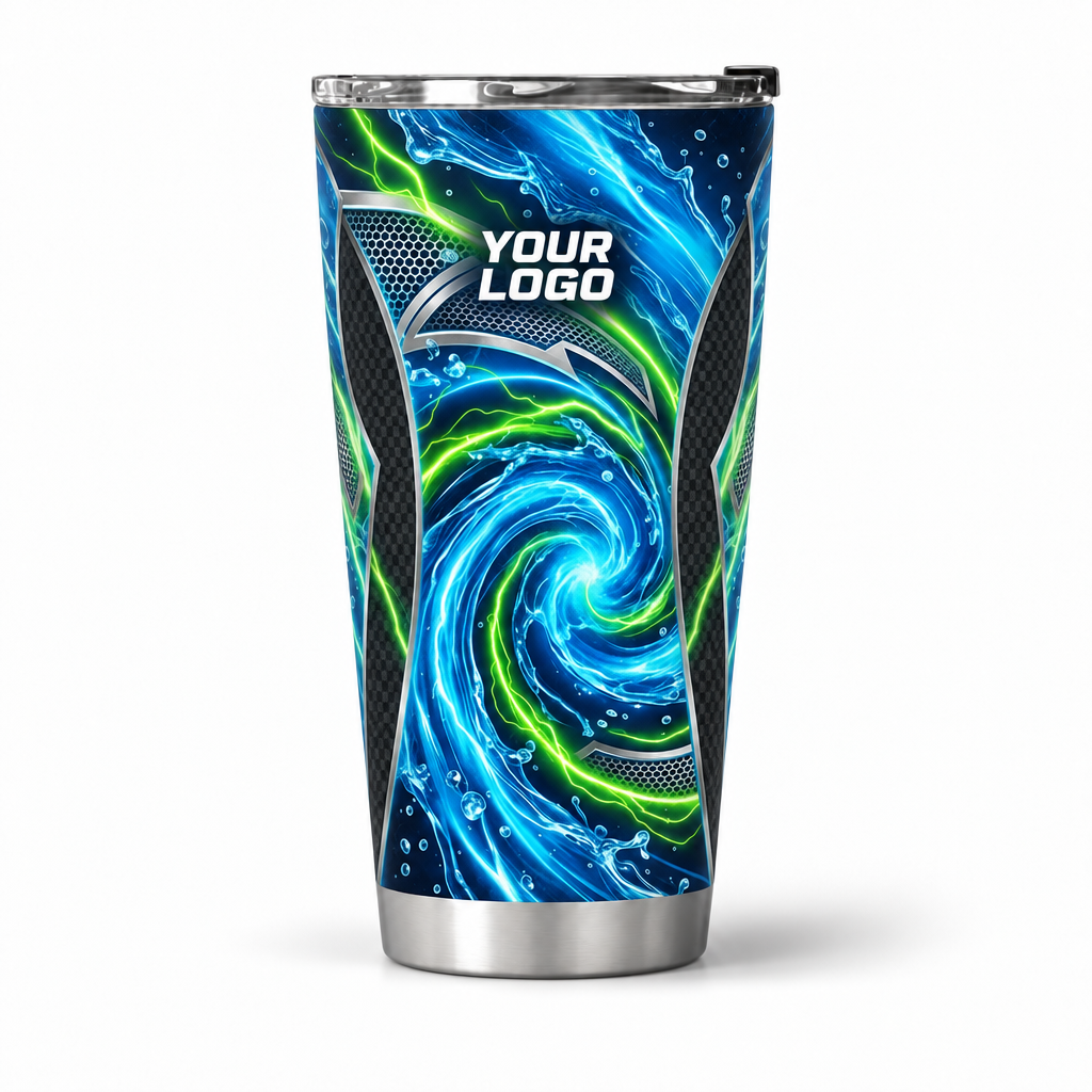 PW0037 personalized tumbler 20oz front product mockup