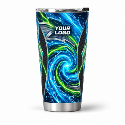 PW0037 personalized tumbler 20oz front product mockup