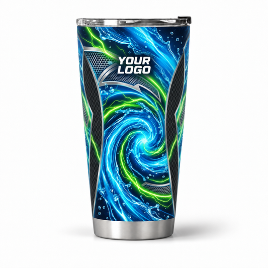 PW0037 personalized tumbler 20oz front product mockup