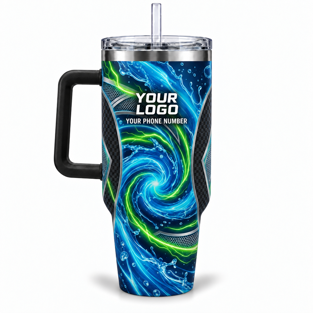 PW0037 personalized tumbler 40oz back product mockup