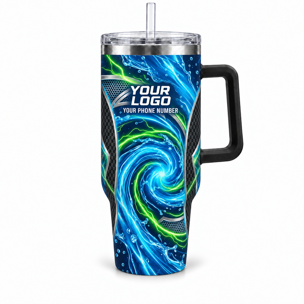 PW0037 personalized tumbler 40oz front product mockup