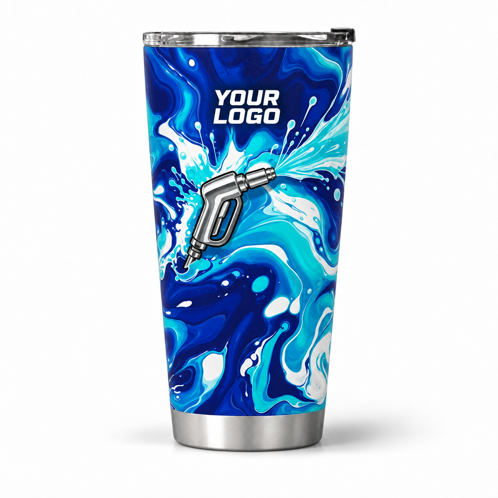 PW0039 personalized tumbler 20oz front product mockup