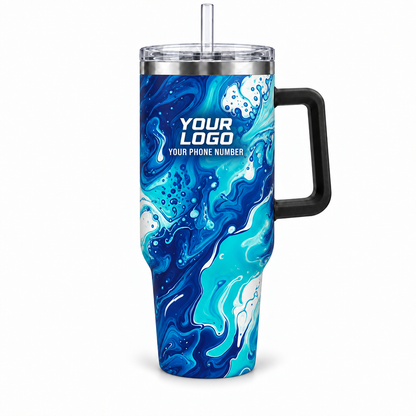 PW0040 personalized tumbler 40oz front product mockup