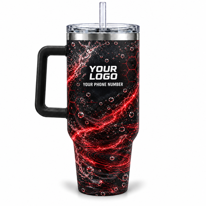PW0043 personalized tumbler 40oz back product mockup