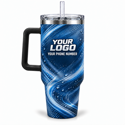 PW0044 personalized tumbler 40oz back product mockup