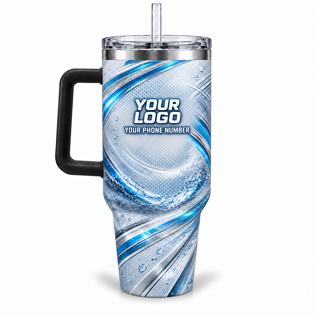 PW0045 personalized tumbler 40oz back product mockup