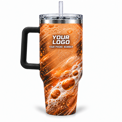 PW0046 personalized tumbler 40oz back product mockup