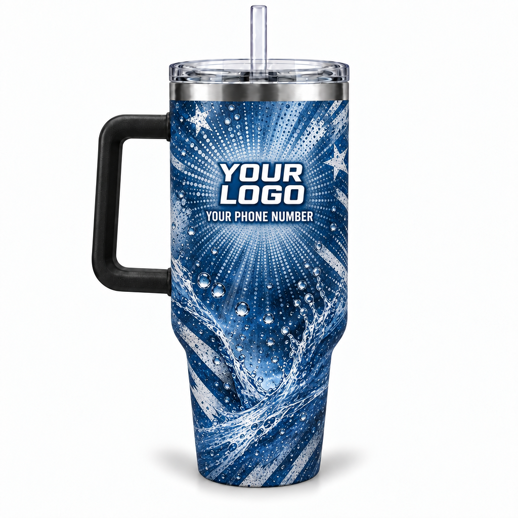 PW0047 personalized tumbler 40oz back product mockup