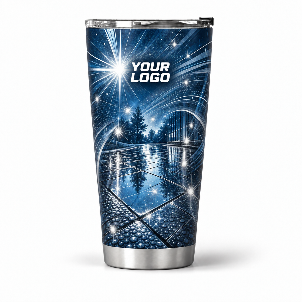 PW0048 personalized tumbler 20oz front product mockup