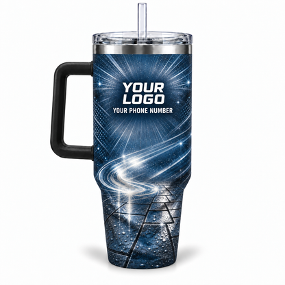 PW0048 personalized tumbler 40oz back product mockup