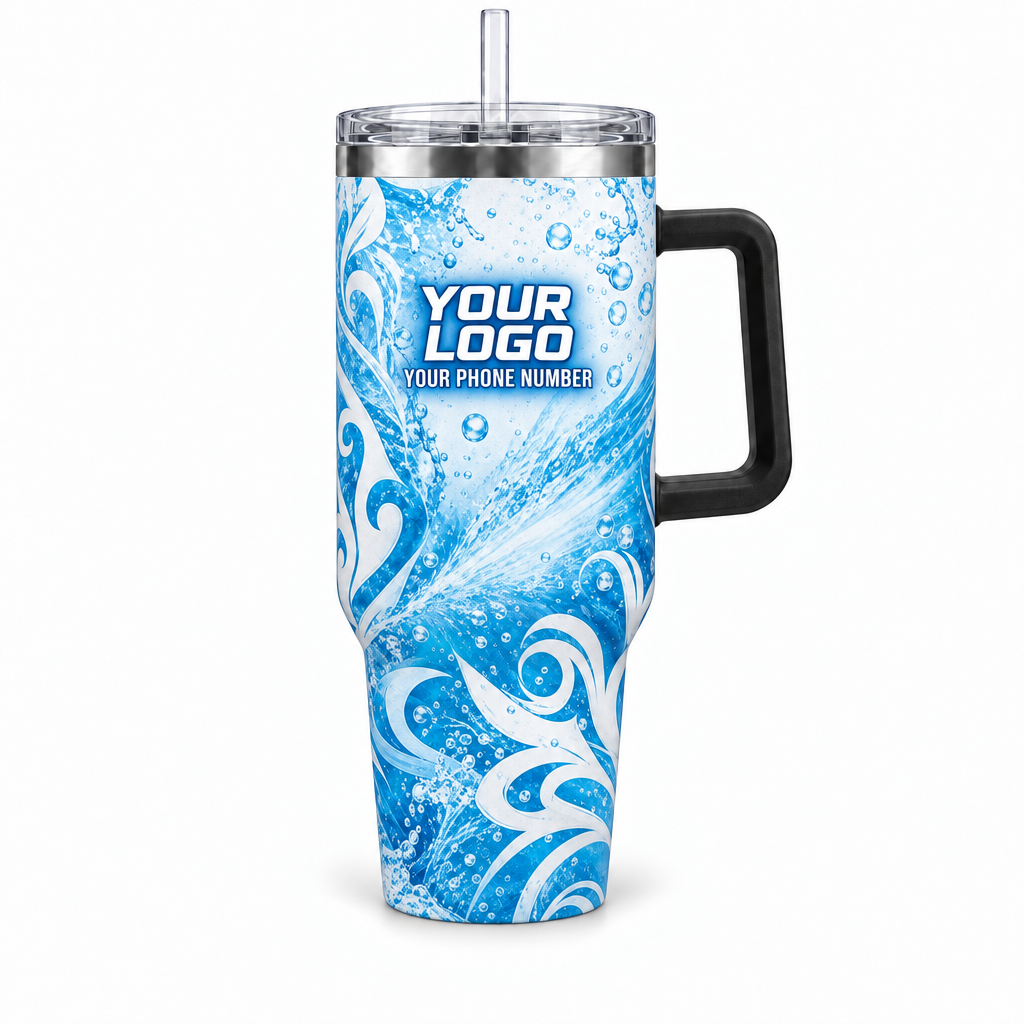 PW0049 personalized tumbler 40oz front product mockup