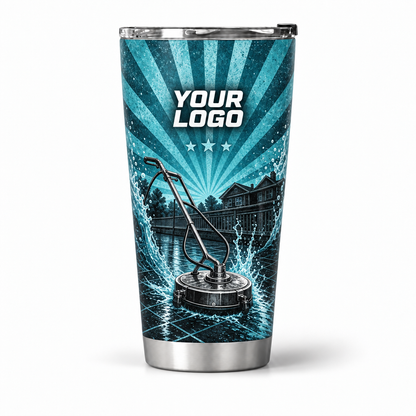 PW0050 personalized tumbler 20oz front product mockup