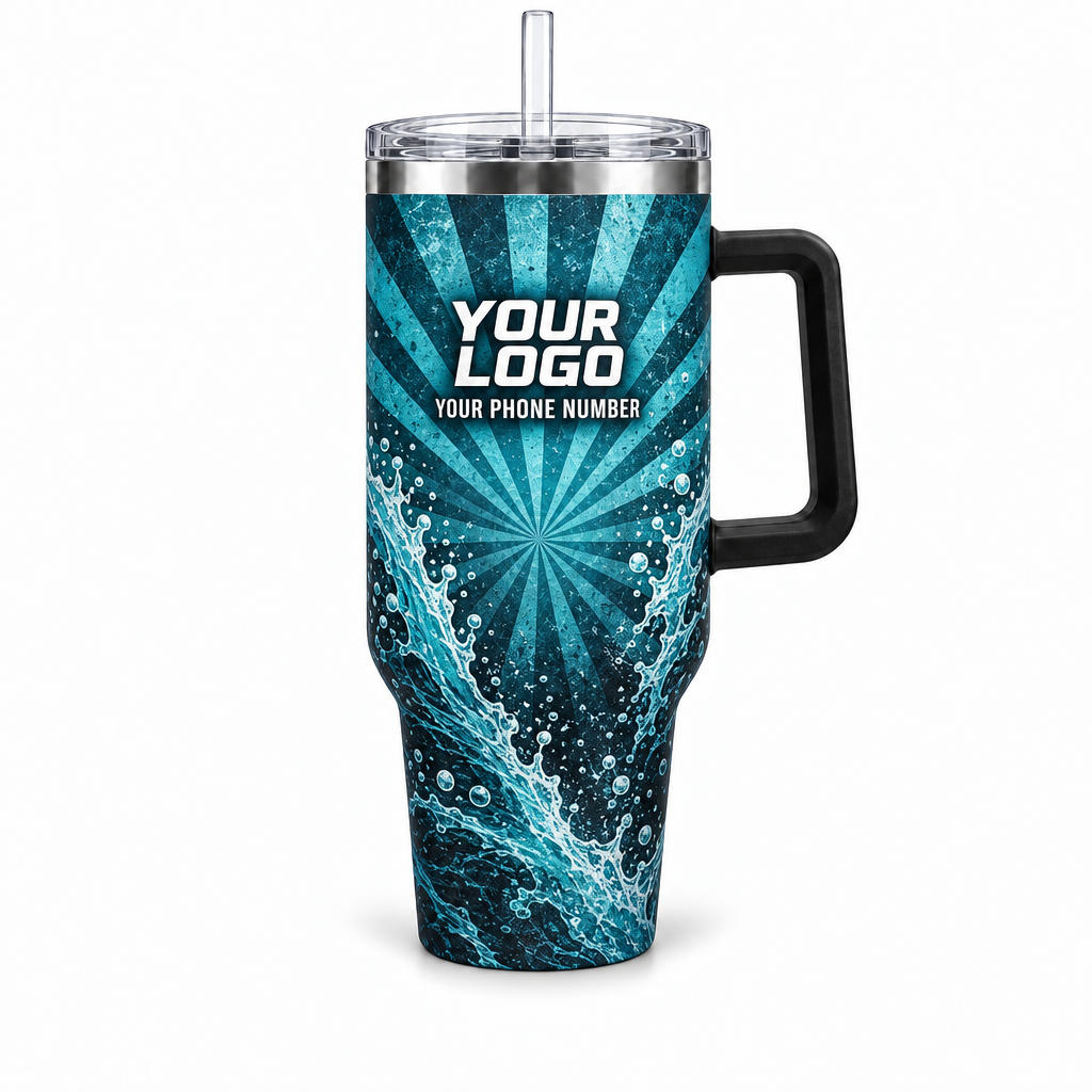 PW0050 personalized tumbler 40oz front product mockup