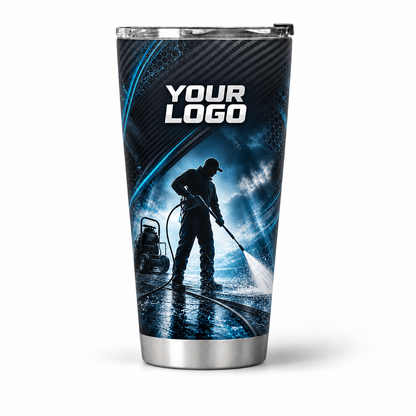 PW0051 personalized tumbler 20oz front product mockup