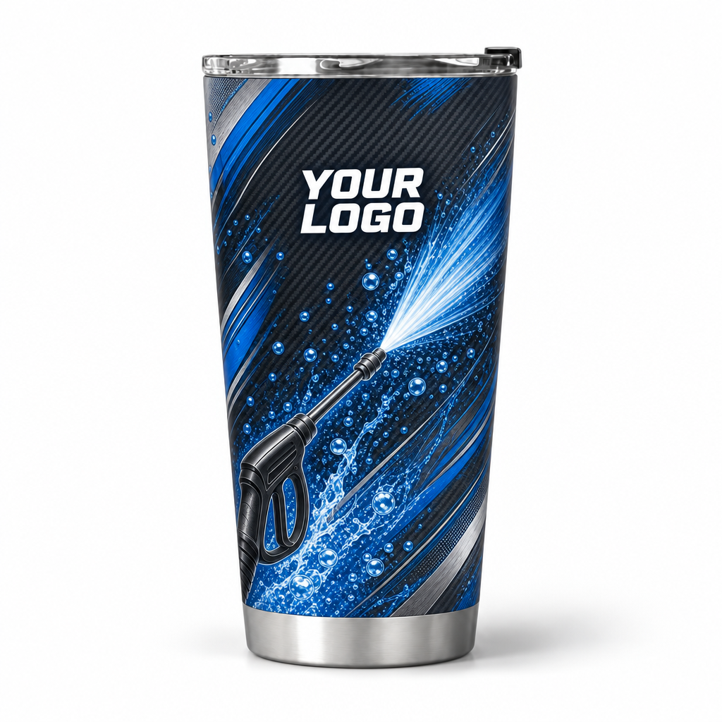 PW0055 personalized tumbler 20oz front product mockup
