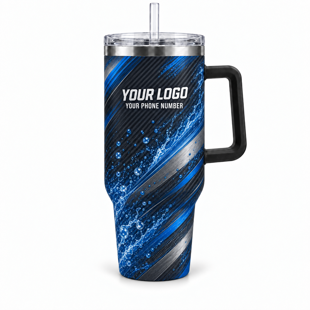 PW0055 personalized tumbler 40oz front product mockup