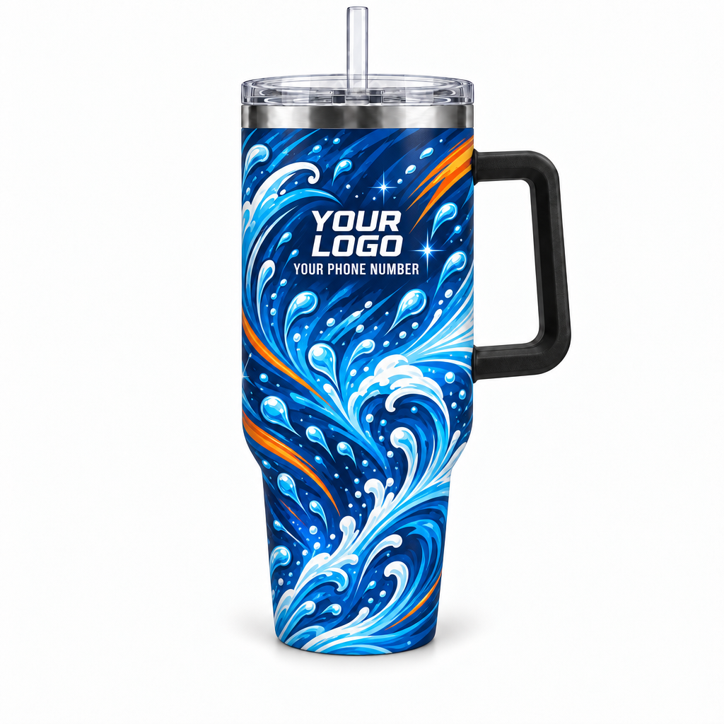 PW0057 personalized tumbler 40oz front product mockup