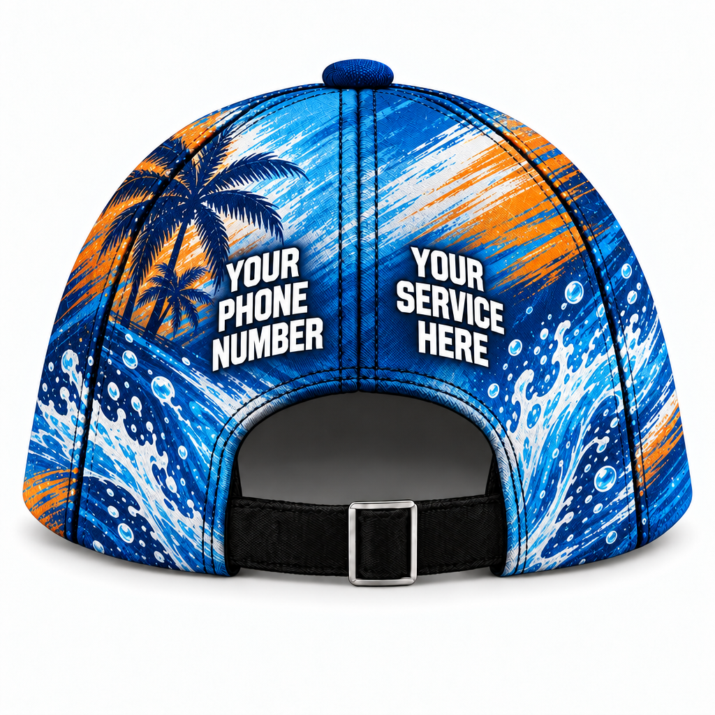 PW0058 personalized cap back product mockup