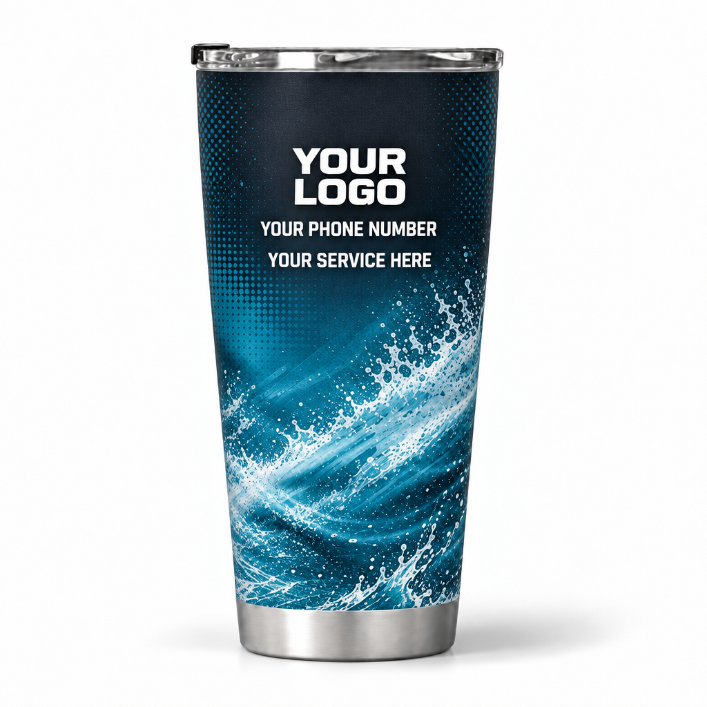 PWABSV0008 personalized tumbler 20oz back product mockup