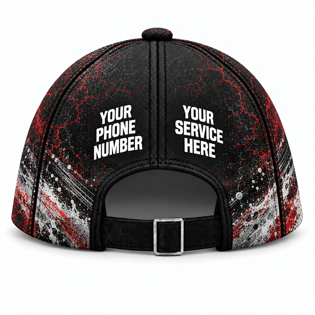 PWABSV0009 personalized cap back product mockup