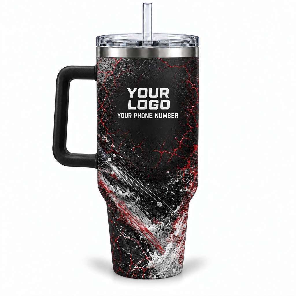 PWABSV0009 personalized tumbler 40oz back product mockup