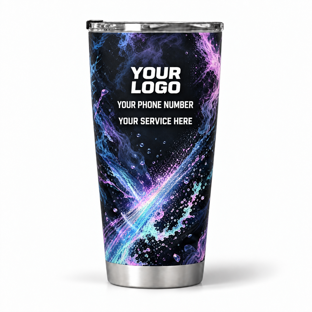 PWABSV0010 personalized tumbler 20oz back product mockup