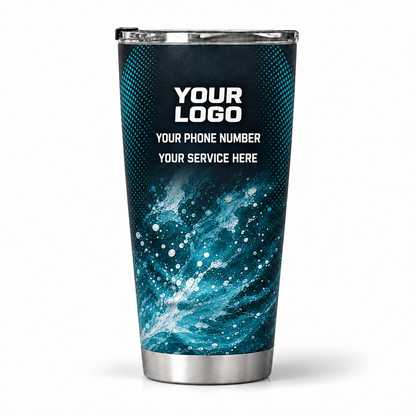 PWABSV0015 personalized tumbler 20oz back product mockup