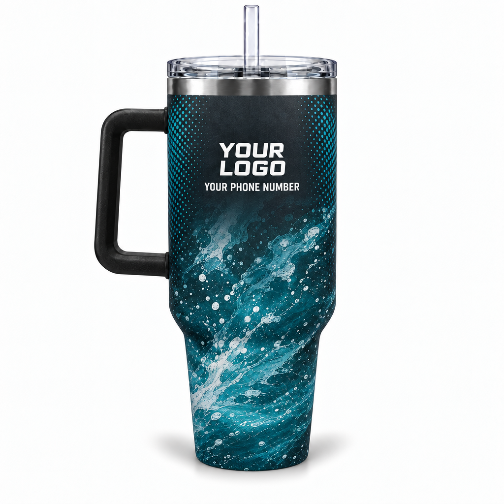 PWABSV0015 personalized tumbler 40oz back product mockup