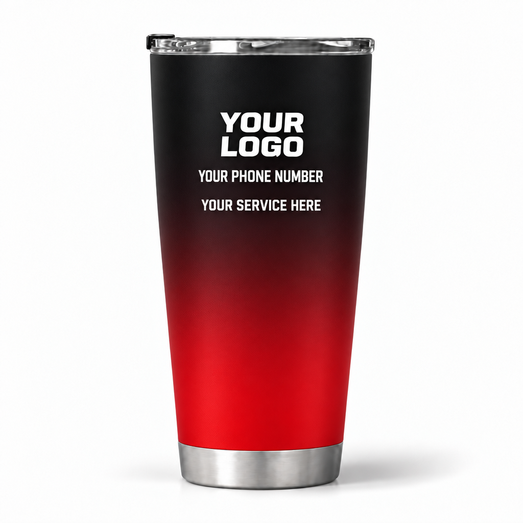 PWBG0007 personalized tumbler 20oz back product mockup