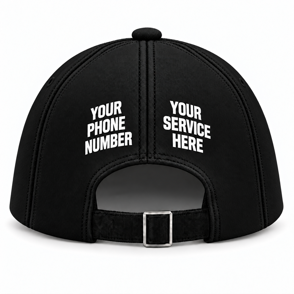 PWBS0001 personalized cap back product mockup