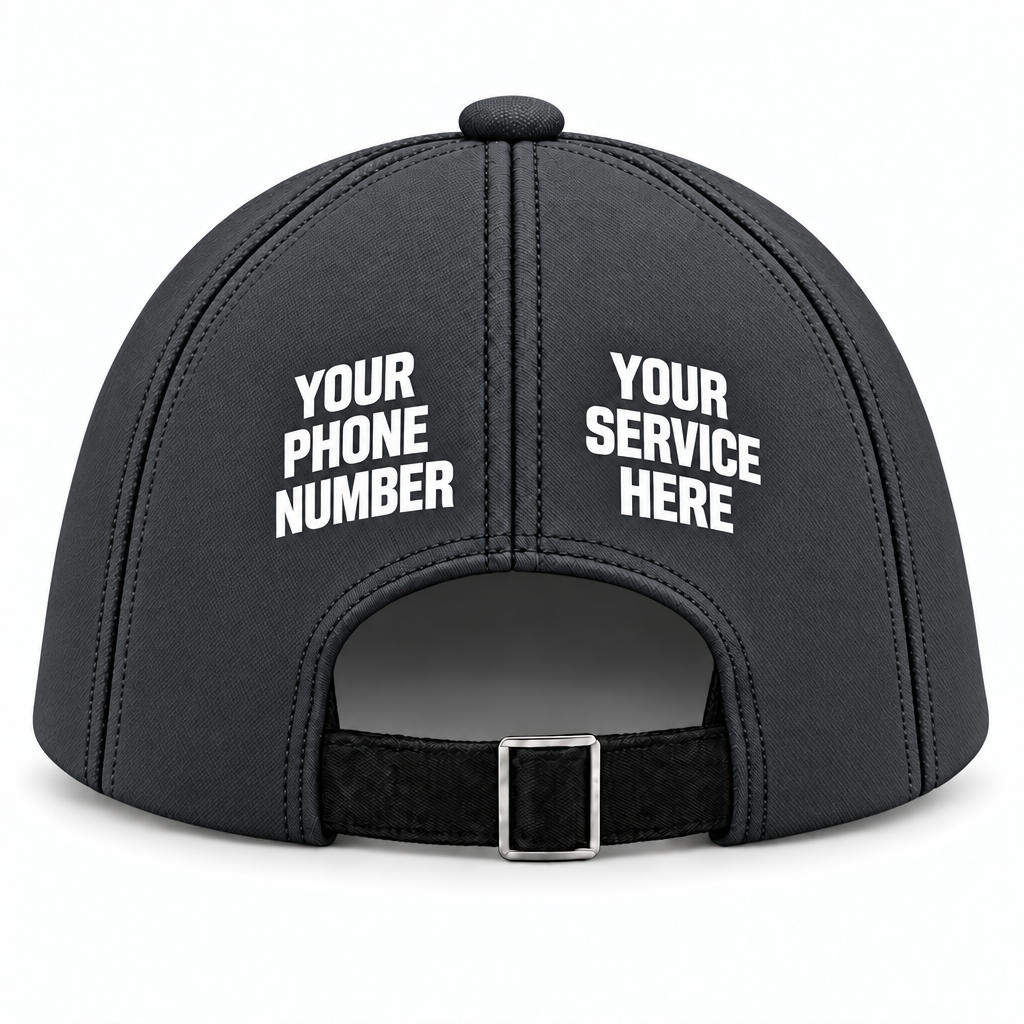 PWBS0005 personalized cap back product mockup